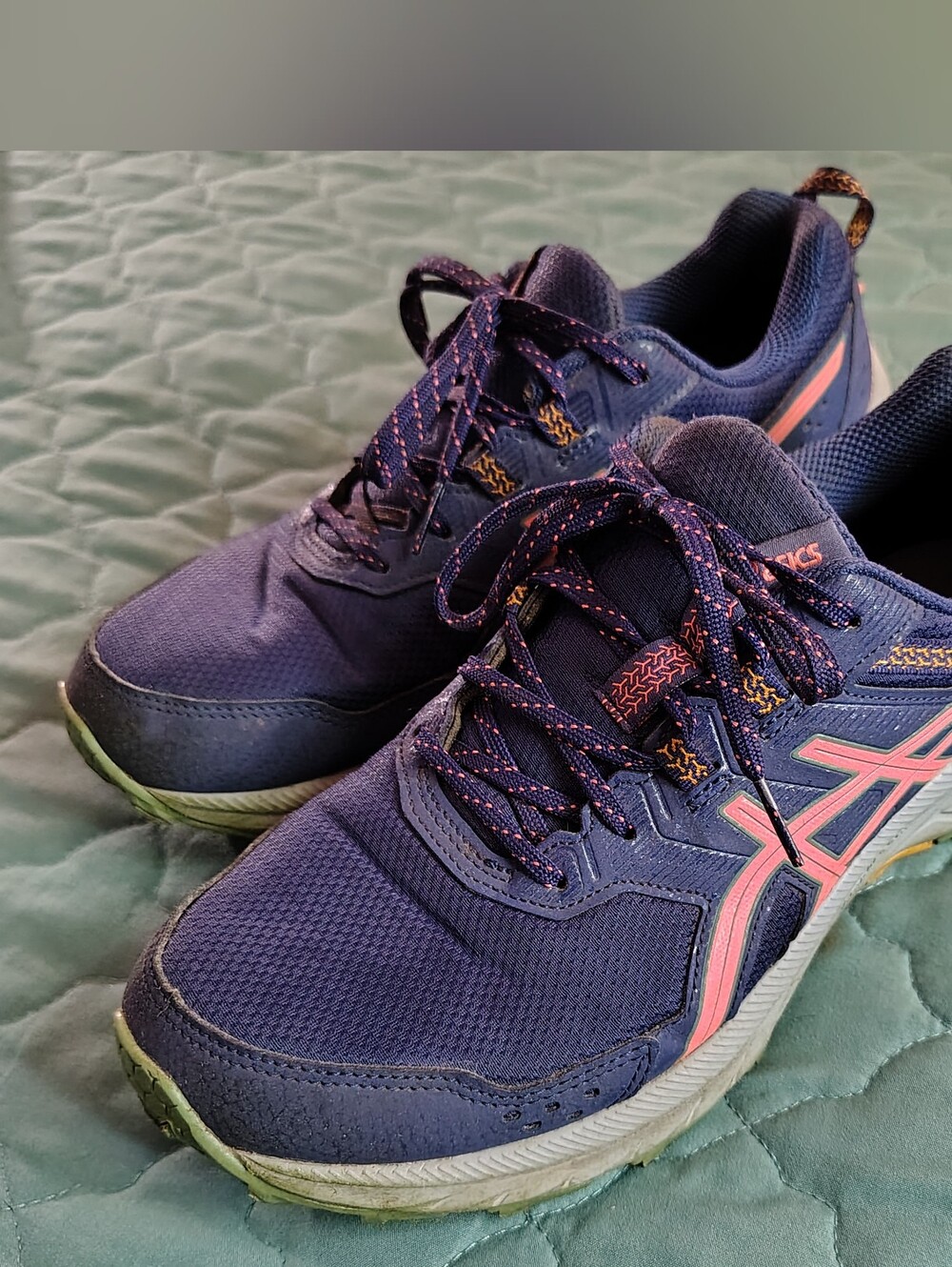 ASICS Women’s Navy and Pink Running Shoes